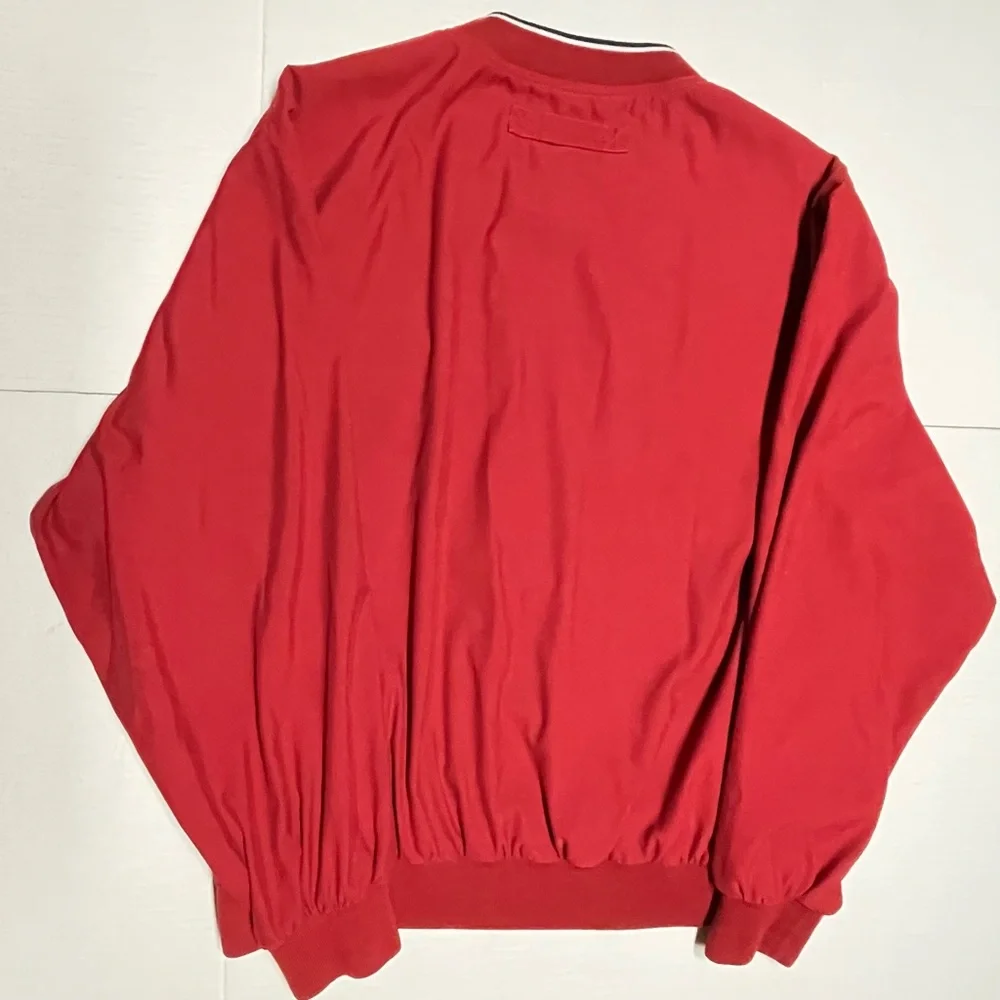 Tommy Hilfiger Men's V-Neck Red Sweater - Picture 4 of 9